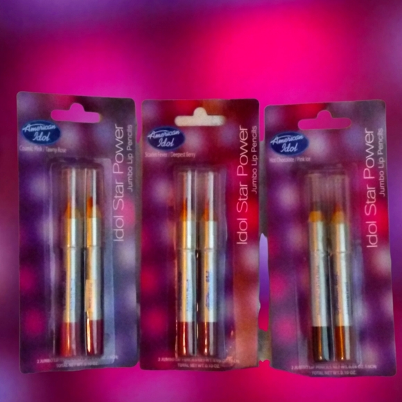 American Idol Lip Liner 3 Packs of 2 Jumbo Assorted Liners - Picture 1 of 8